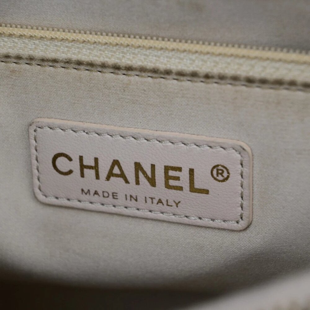 CHANEL CC GST Chain Shoulder Bag Grained Calfskin Leather Beige GHW 652RL053 - Picture 11 of 16